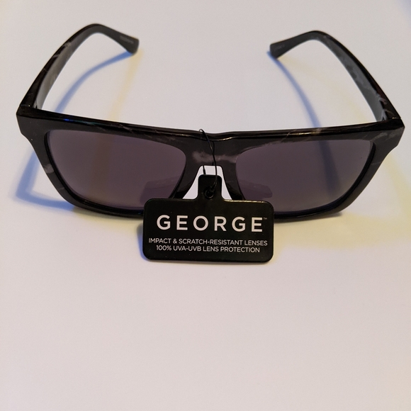 Nwt George black fashion sunglasses - Picture 10 of 10